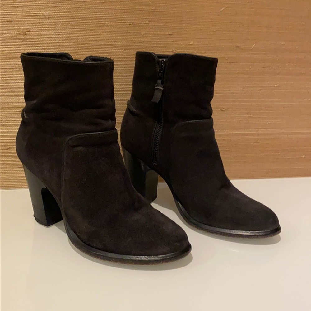 Rag & Bone Grayson Black suede bootie size 39